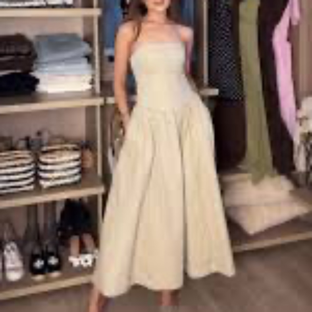 NWT ZARA STRAPLESS CORSET DRESS S